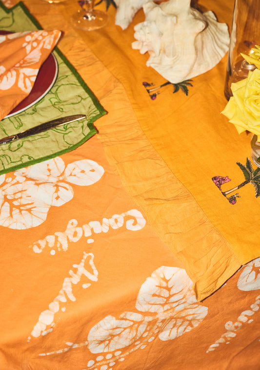 Androsia Tablecloth in Papaya