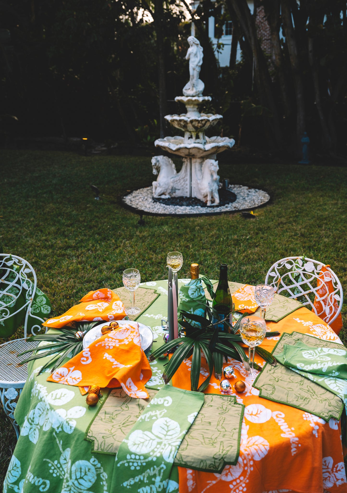 Androsia Tablecloth in Fern